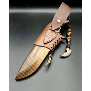 ВЕДМЕЖИЙ КІГОТЬ ІV ніж ручної роботи майстра Павла Гончаренка, ДІ90МП, 63 HRC. Photo 2